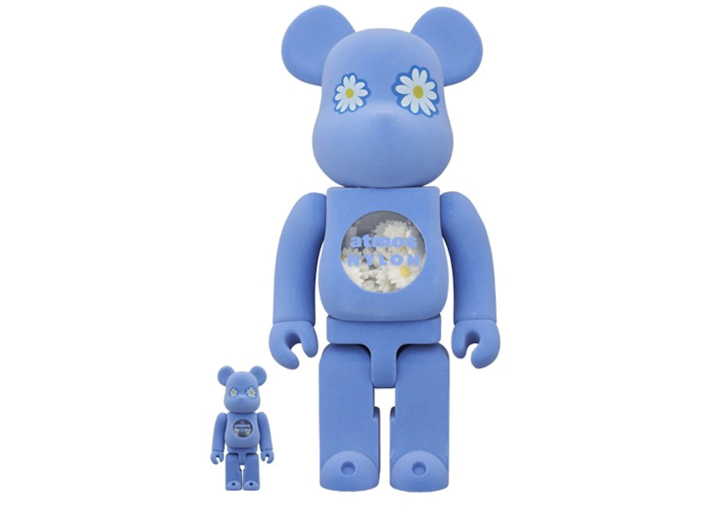 Bearbrick atmos x NYLON JAPAN Type-2 100% & 400% Set-