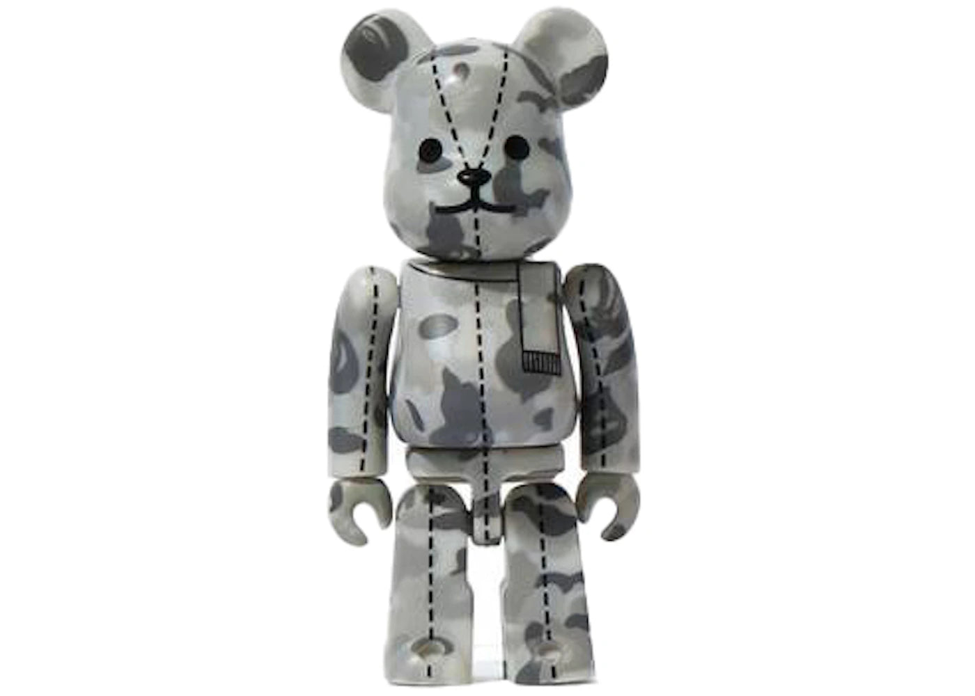 Bearbrick x A Bathing Ape 28th Anniversary Camo #2 100%-Grey