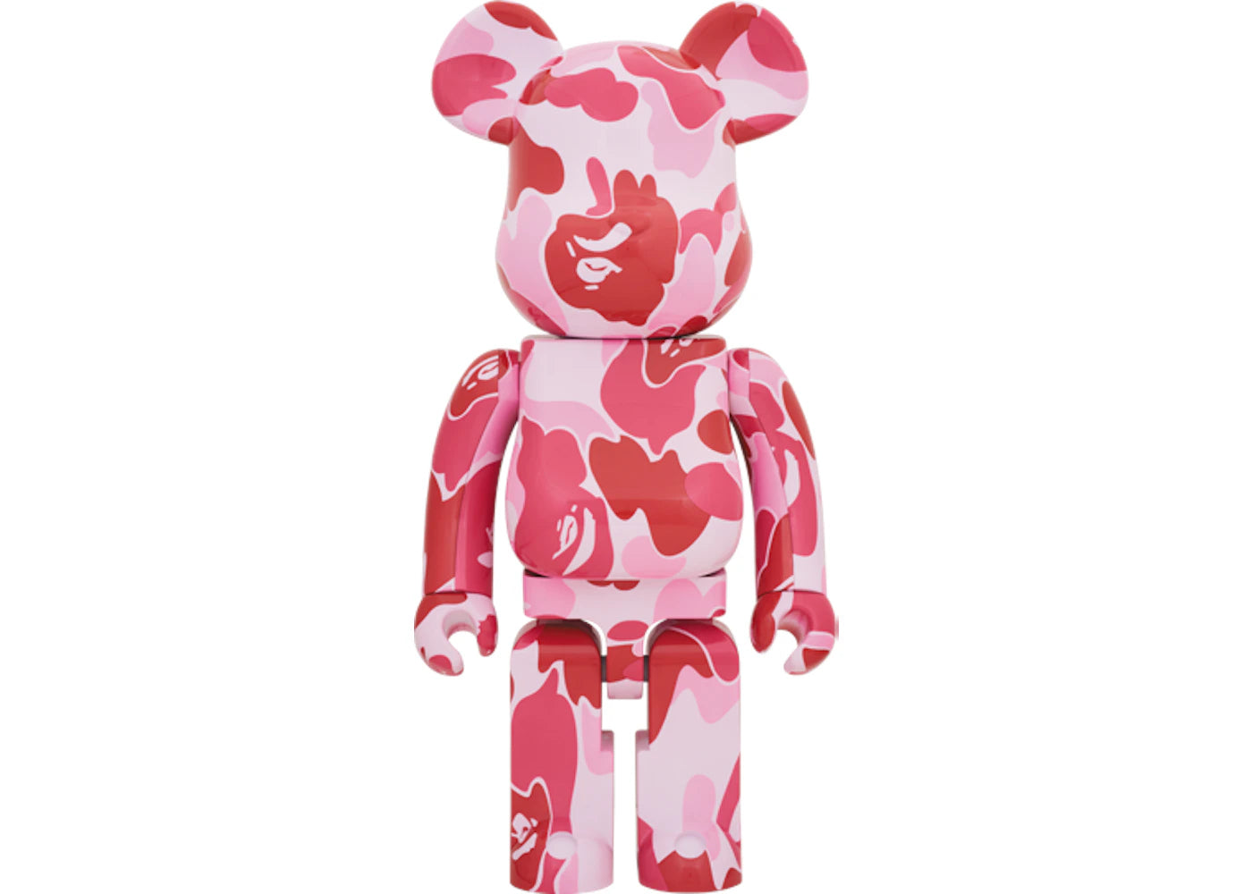 Bearbrick x A Bathing Ape ABC Camo 1000%-Pink