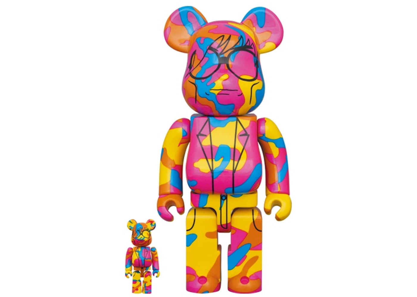 Bearbrick x Andy Warhol (Special) 100% & 400% Set-Multi