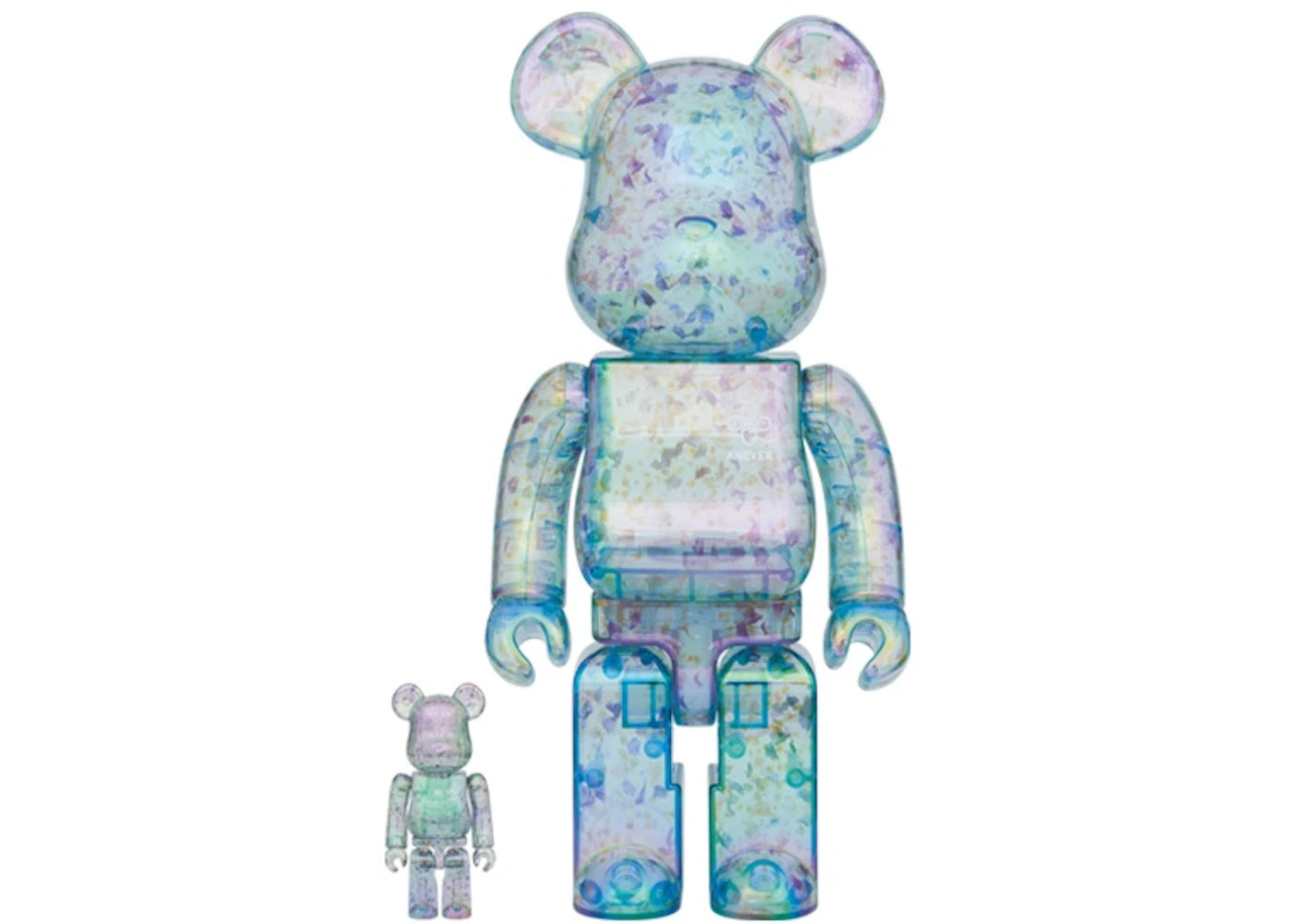 Bearbrick x Anever 3rd Ver. 100% & 400% Set-Blue