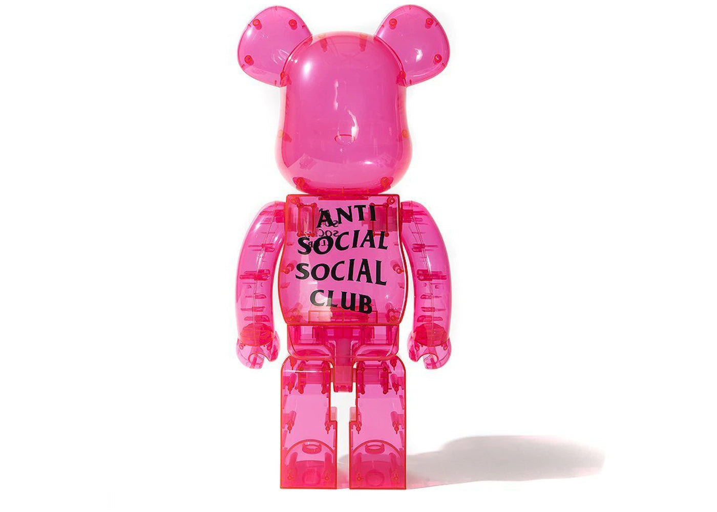 Bearbrick x Antisocial Social Club 1000%-Pink