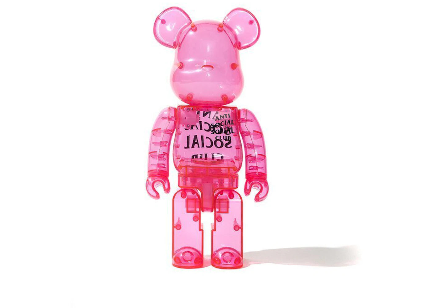 Bearbrick x Antisocial Social Club 400%-Pink