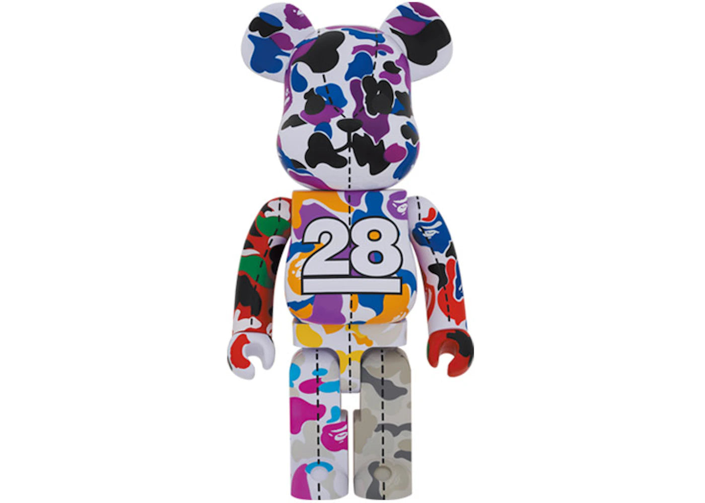 Bearbrick x BAPE 28e anniversaire Camo #2 1000%-