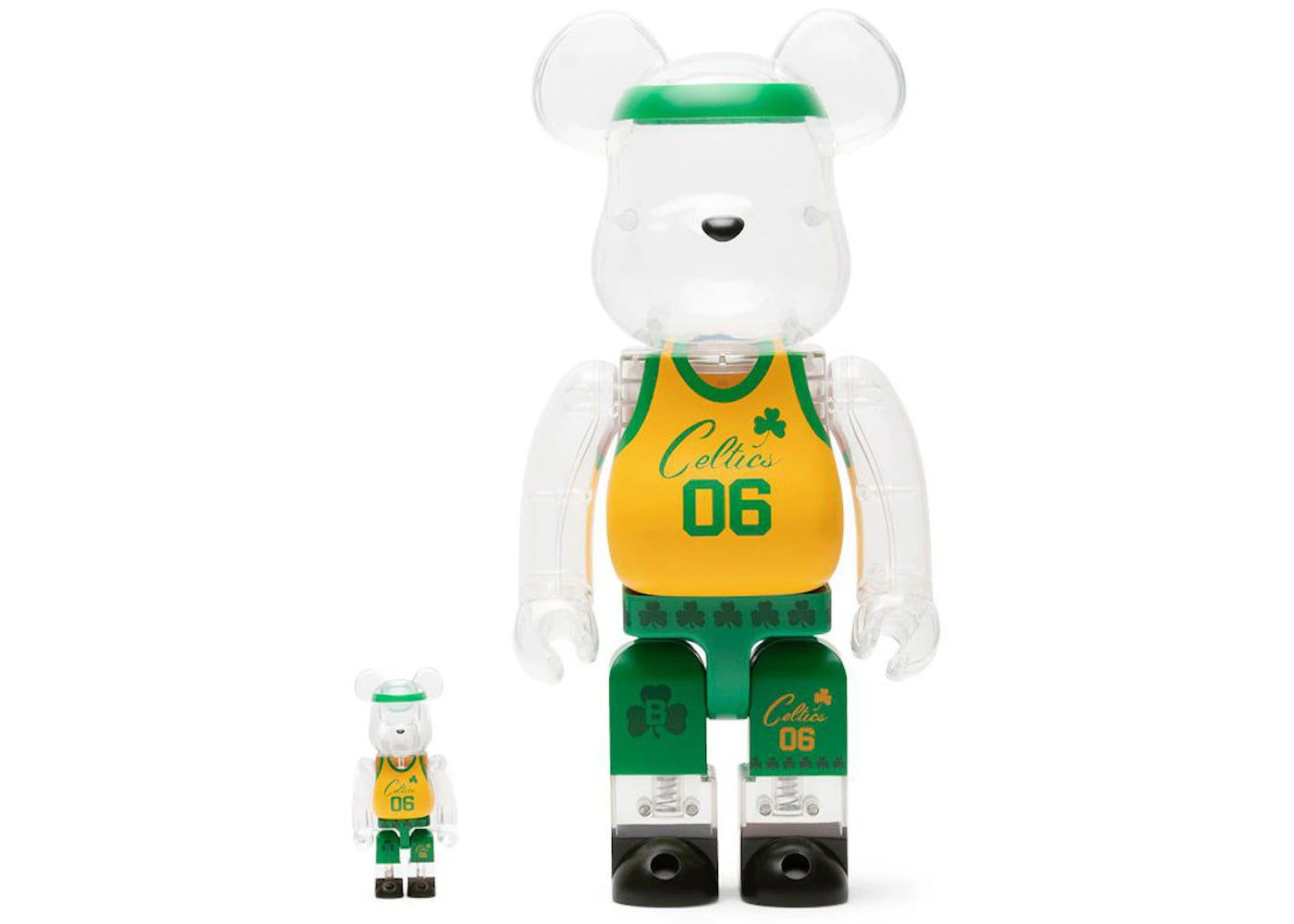 Bearbrick x Bodega x NBA Worldwide Respect Boston Celtics 100% & 400% Set-
