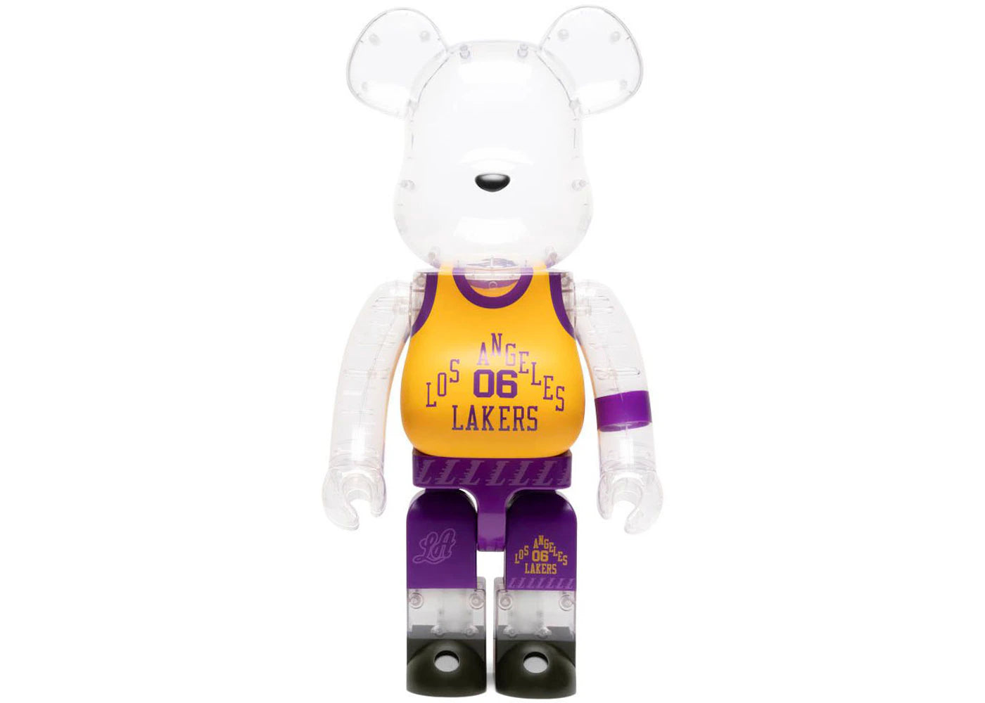 Bearbrick x Bodega x NBA Worldwide Respect Los Angeles Lakers 1000%-