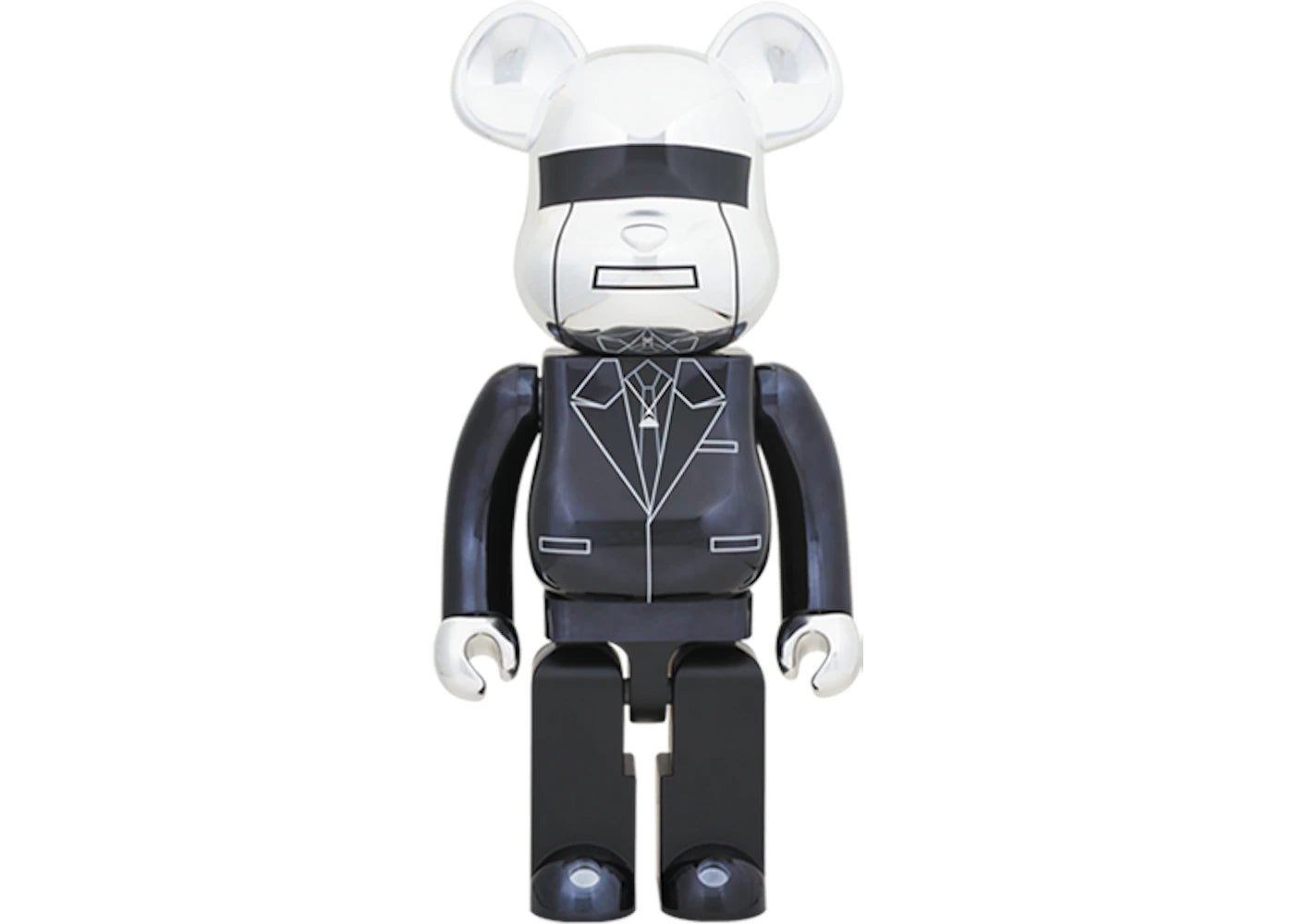 Bearbrick x Daft Punk Random Access Memories Version 1000%-Silver