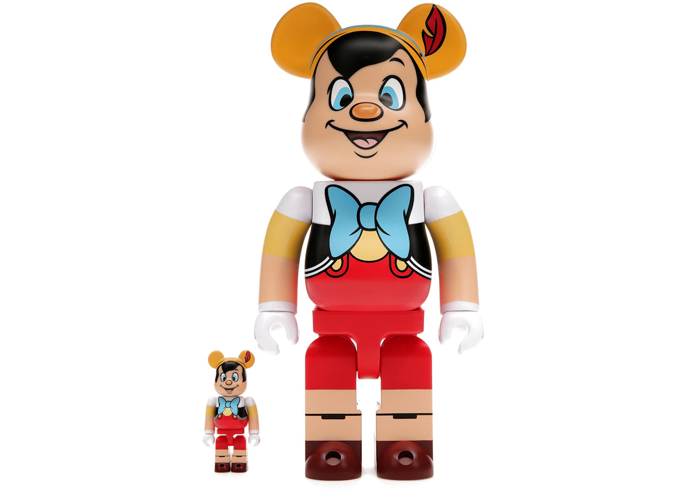 Bearbrick x Disney Pinocchio 100% & 400% Set-