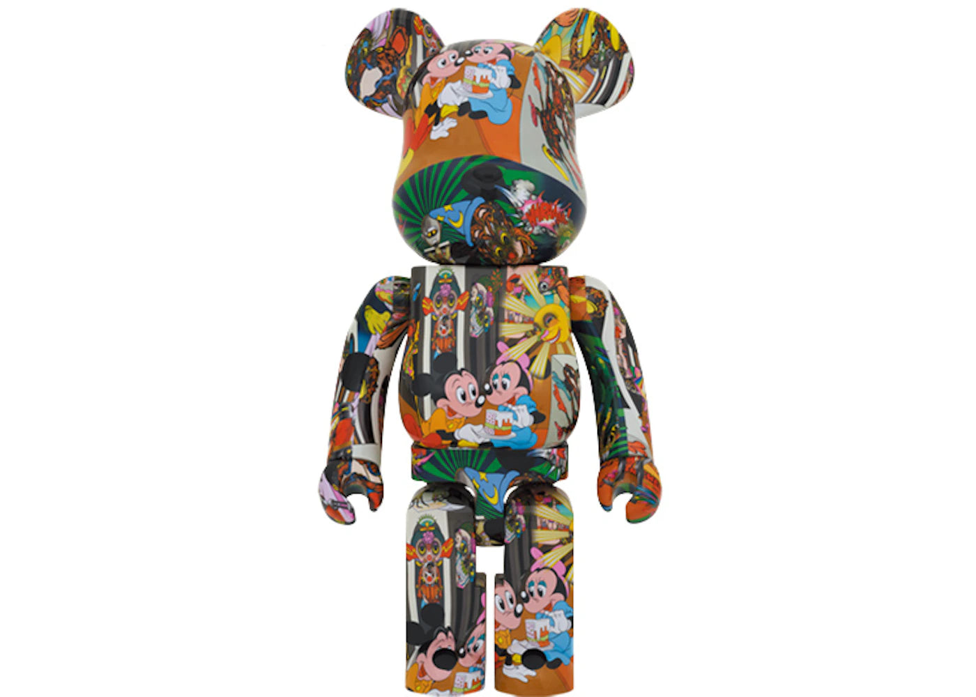 Bearbrick x Disney x Keiichi Tanaami Mickey Mouse 1000%-