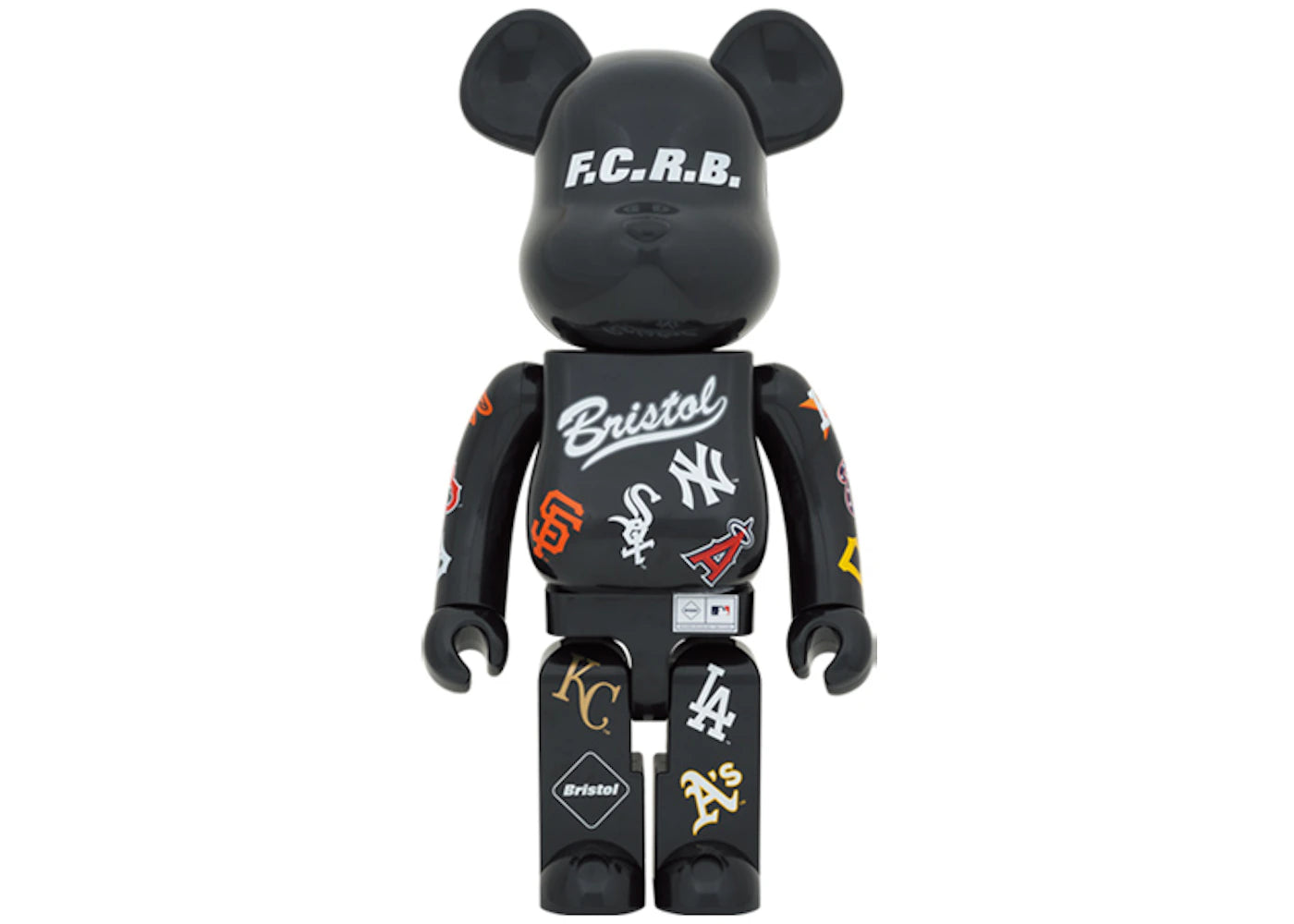 Bearbrick x F.C.R.B. x MLB (Team Logos) 1000%-