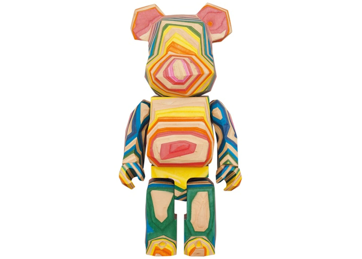 Bearbrick x Fragment Design Karimoku Haroshi Vertical Polygon (2G Exclusive) 400%-