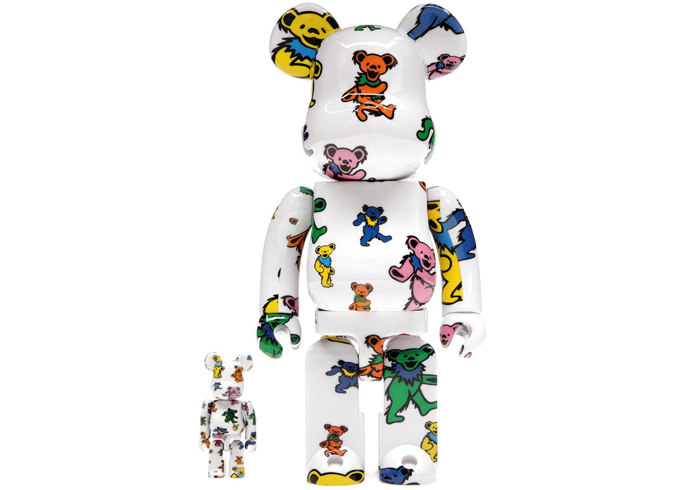Bearbrick x Grateful Dead (Dancing Bear) 100% & 400% Set-