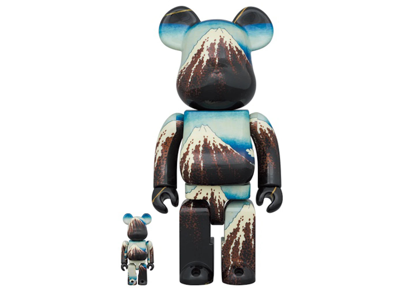 Bearbrick x Kitasai Katsushika 