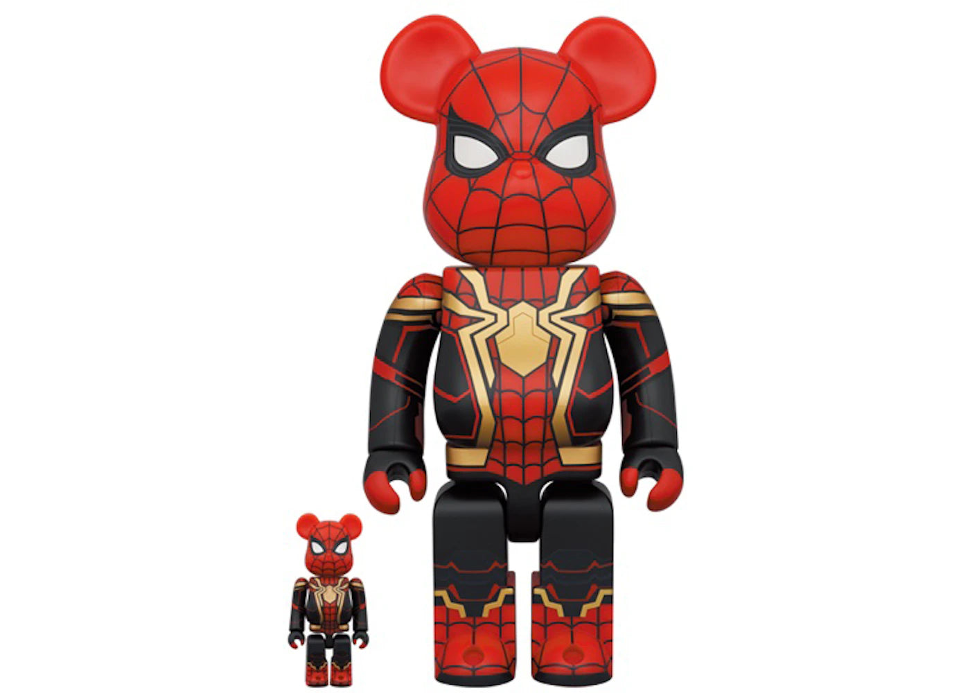 Bearbrick x Marvel Spider-Man (Integrated Suit) 100% & 400% Set-