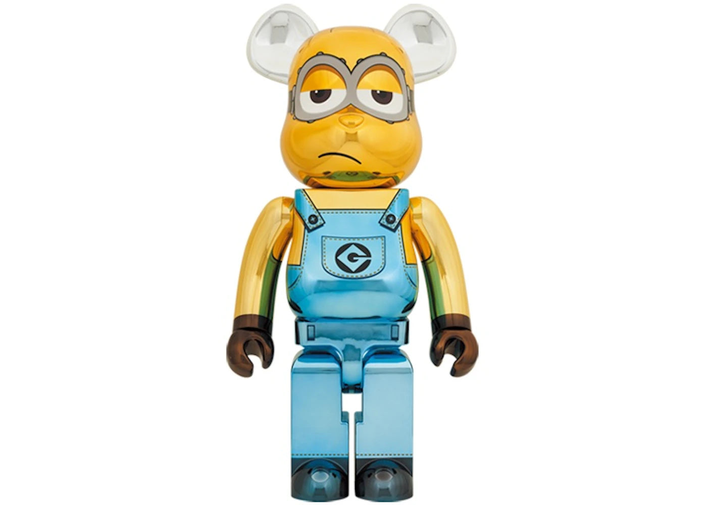 Bearbrick x Minions Kevin Chrome Ver. 1000%-
