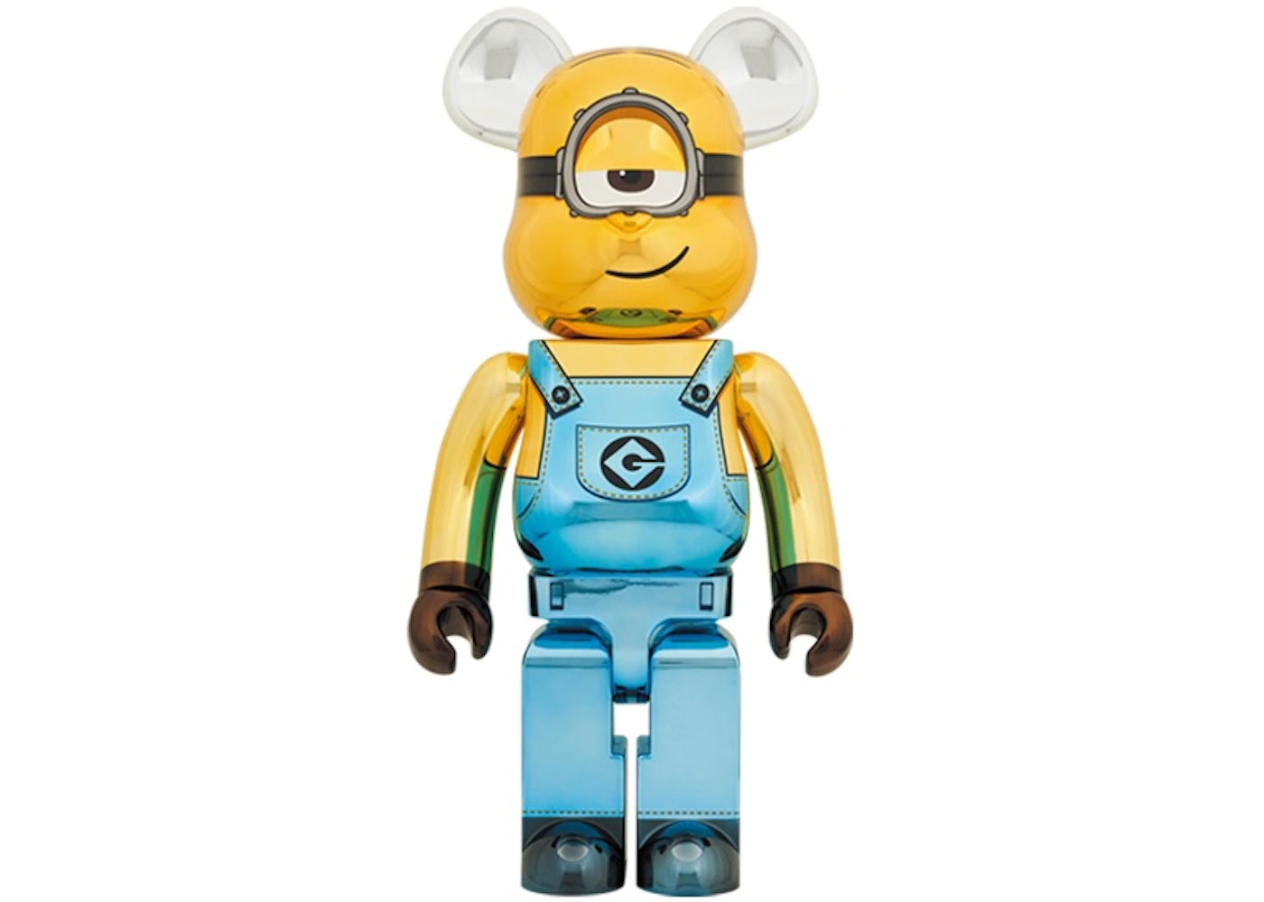 Bearbrick x Minions Stuart Chrome Ver. 1000%-