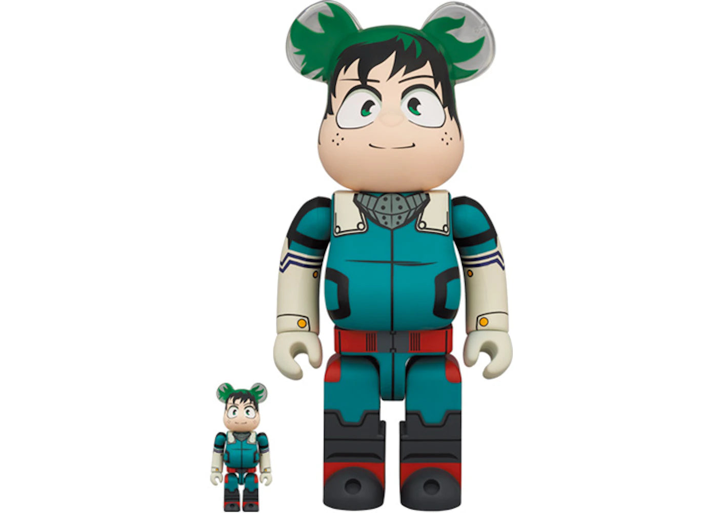 Bearbrick x My Hero Academia Izuku Midoriya 100% & 400% Set-