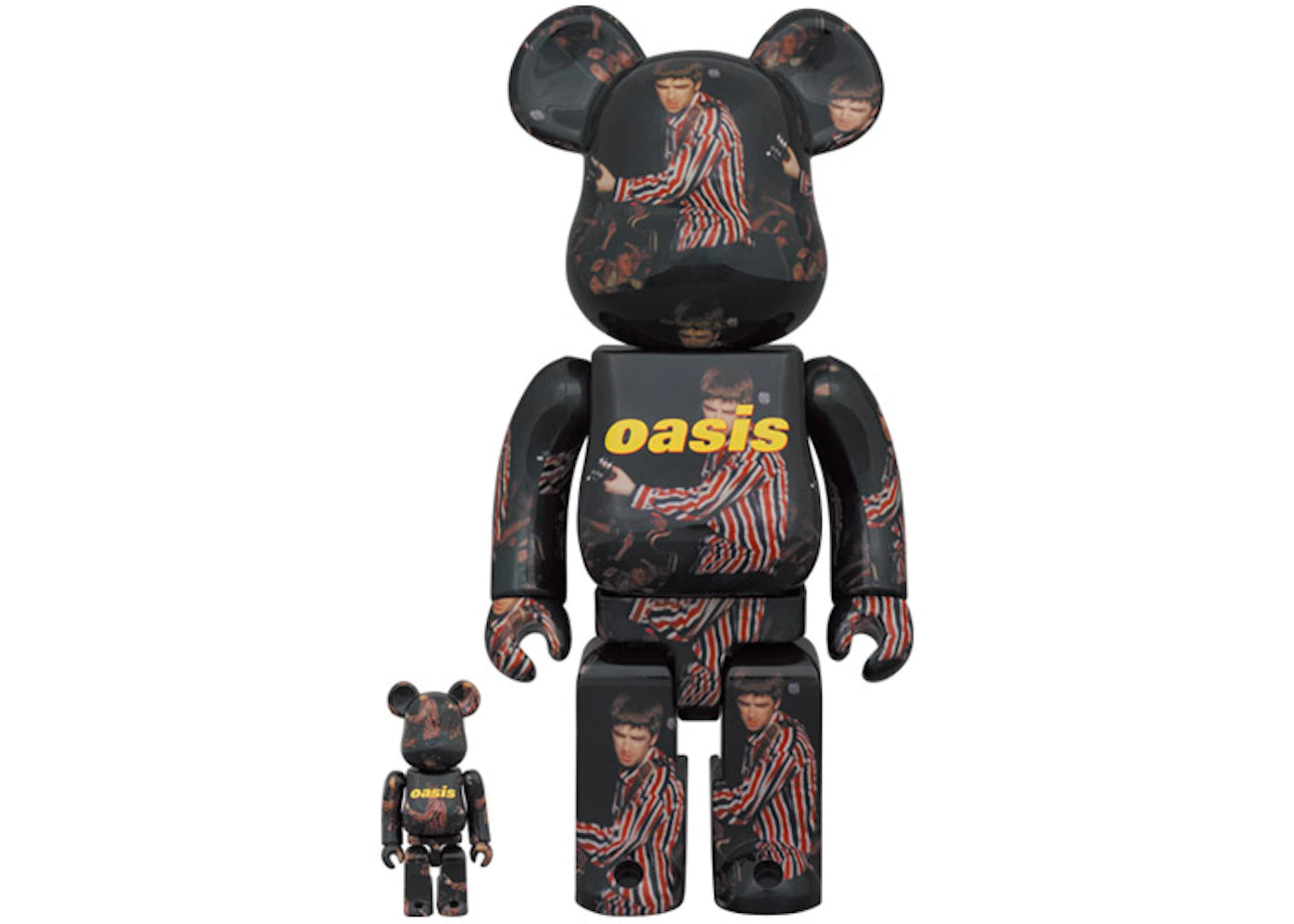 Bearbrick x Oasis Knebworth 1996 100% & 400% Set - main view