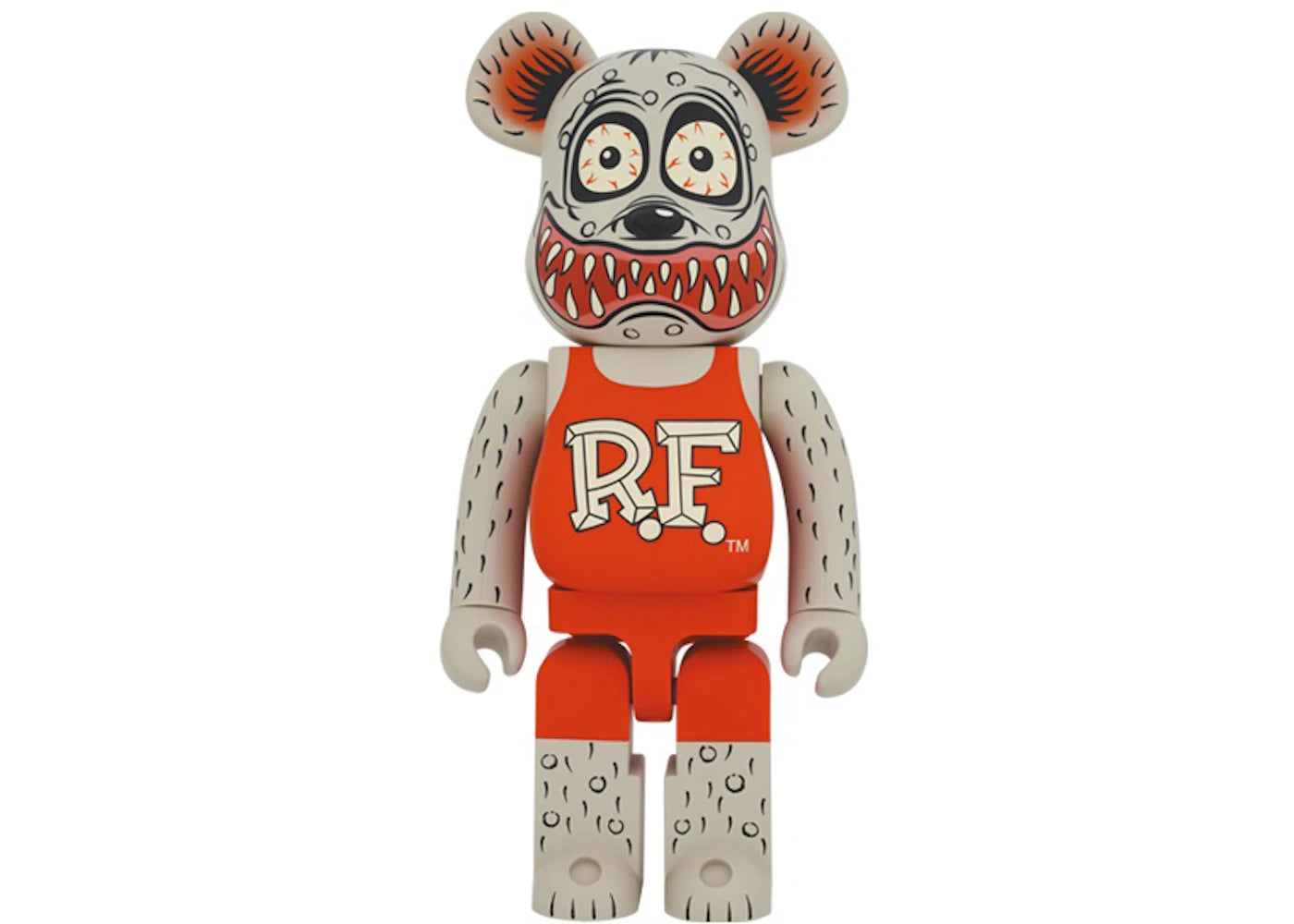 Bearbrick x Rat Fink 1000%-Gray Ver.