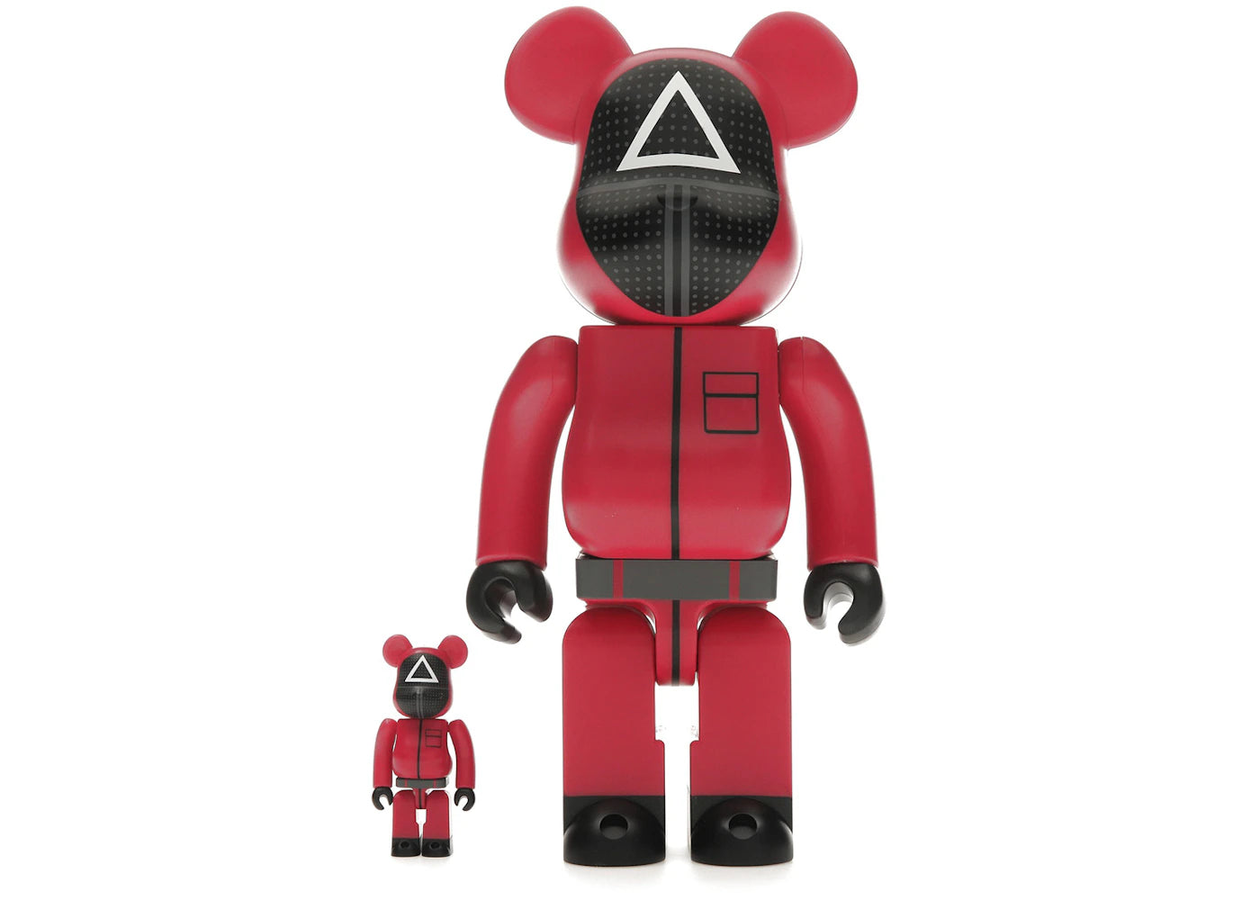 Bearbrick x Squid Game Guard (Triangle) 100% & 400% Set-