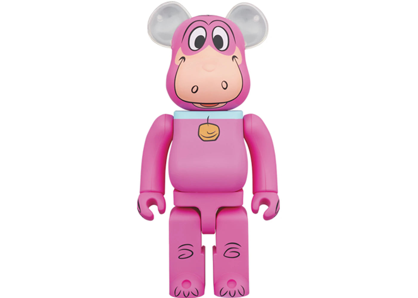 Bearbrick x The Flintstones Dino 1000%-Pink