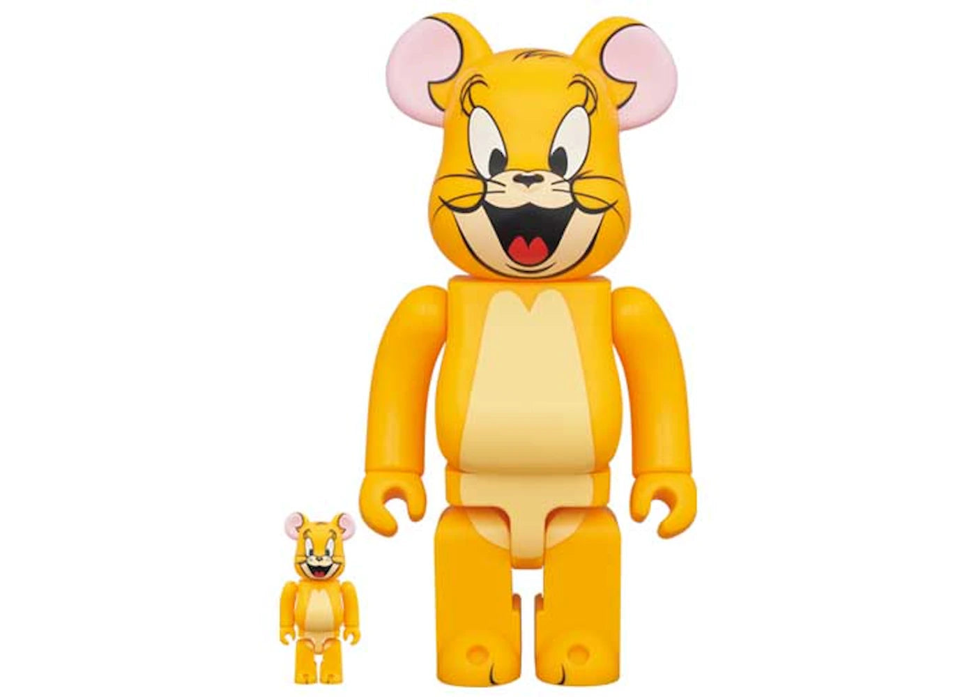 Bearbrick x Tom and Jerry (Jerry) Classic Color 100% & 400% Set-