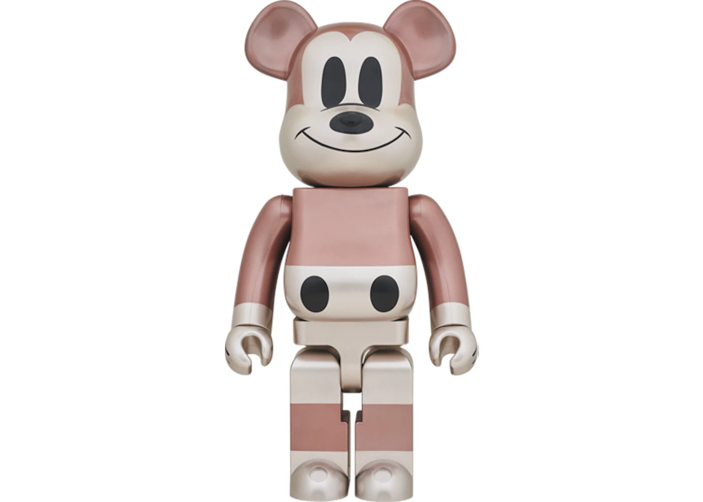 Bearbrick x Undefeated Mickey Mouse 1000%-Rose