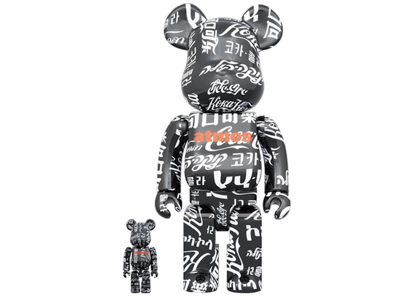 Bearbrick x atmos x Coca-Cola Type-6 100% & 400% Set-