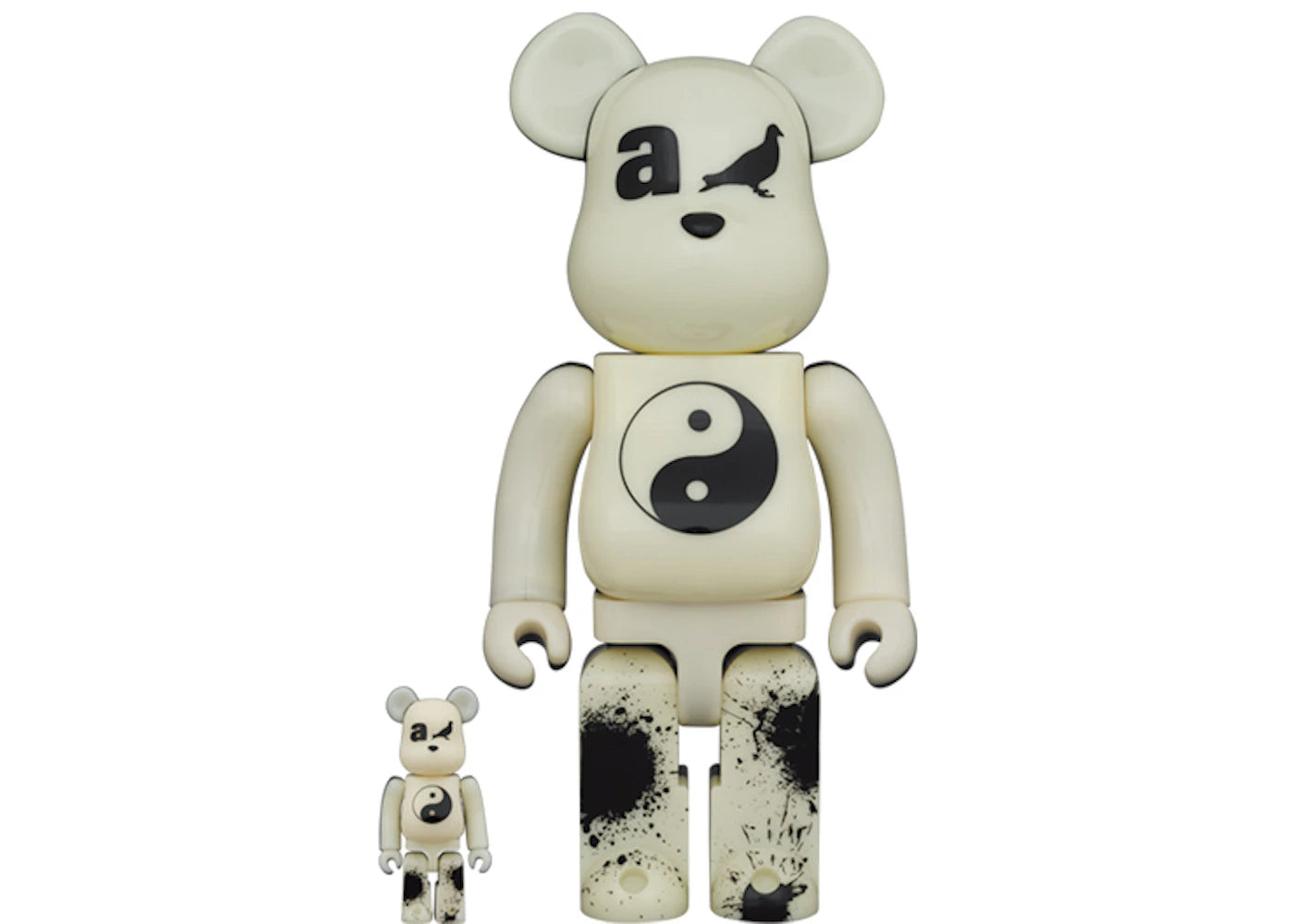 Bearbrick x atmos x Staple #4 100% & 400% Set-Glow