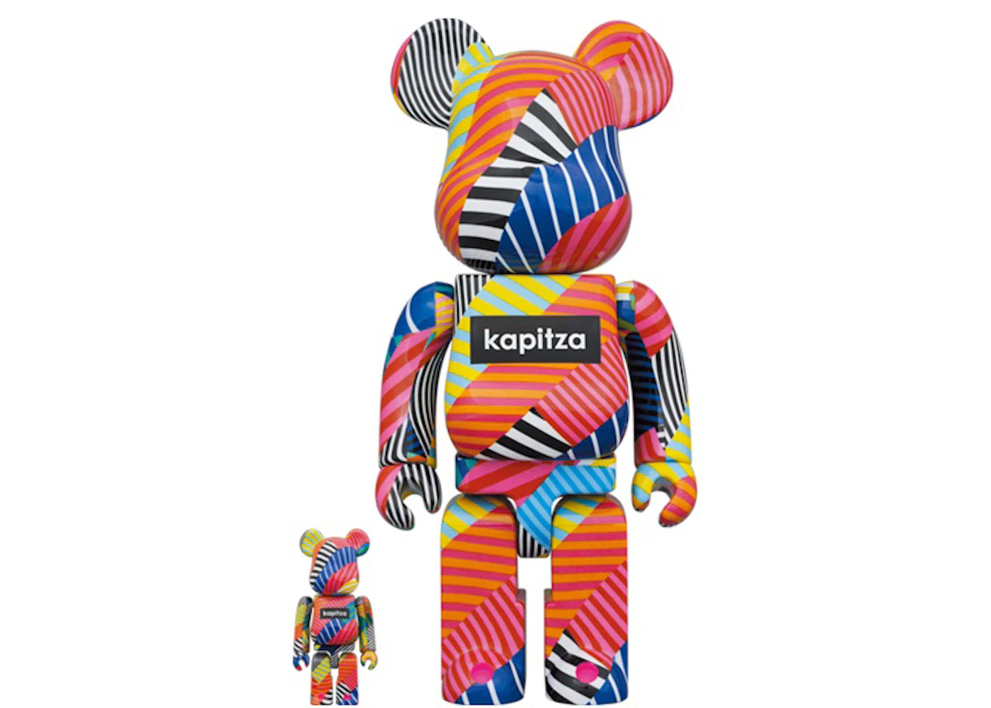Bearbrick x kapitza Lollipop 100% & 400% Set-