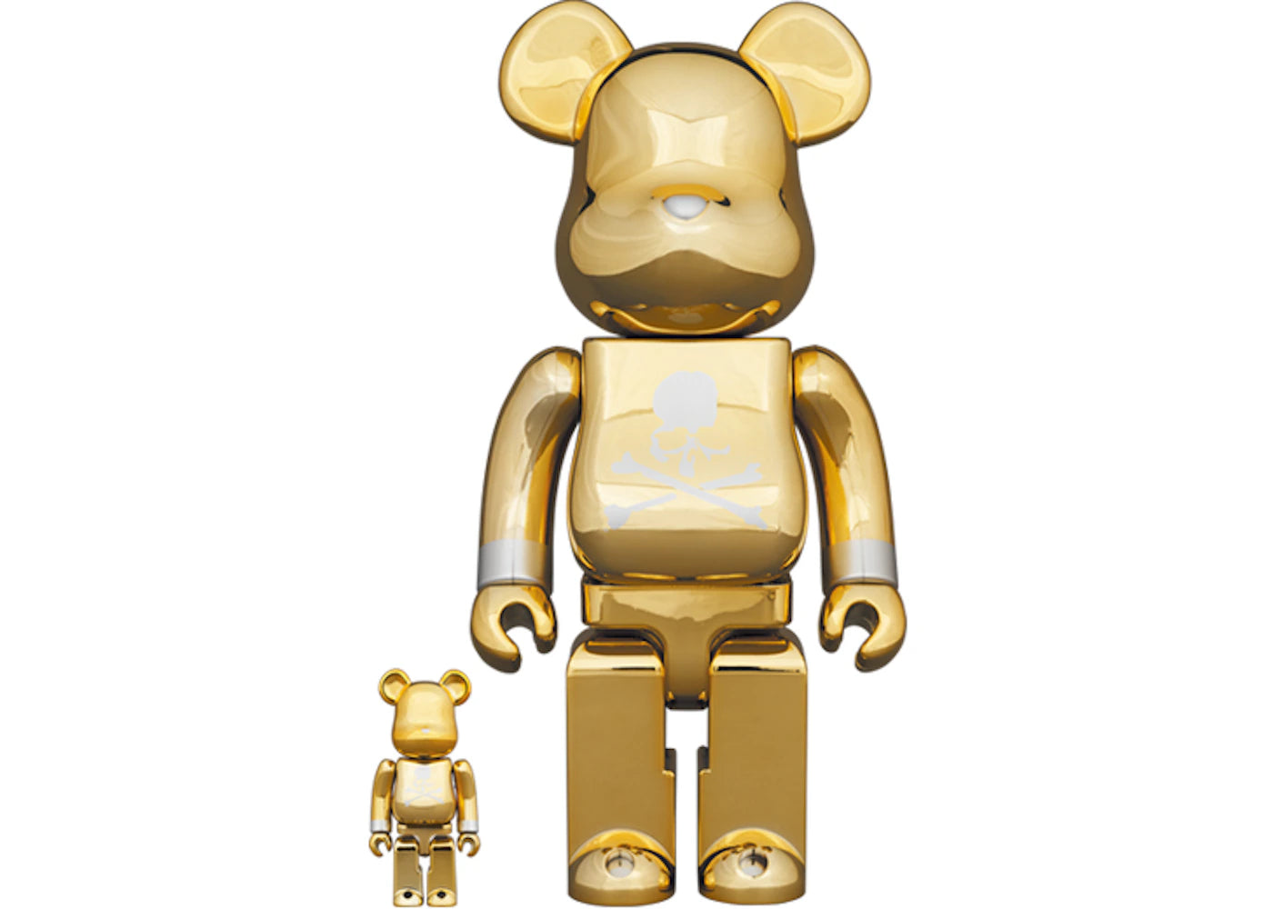 Bearbrick x mastermind JAPAN 100% & 400% Set-Gold