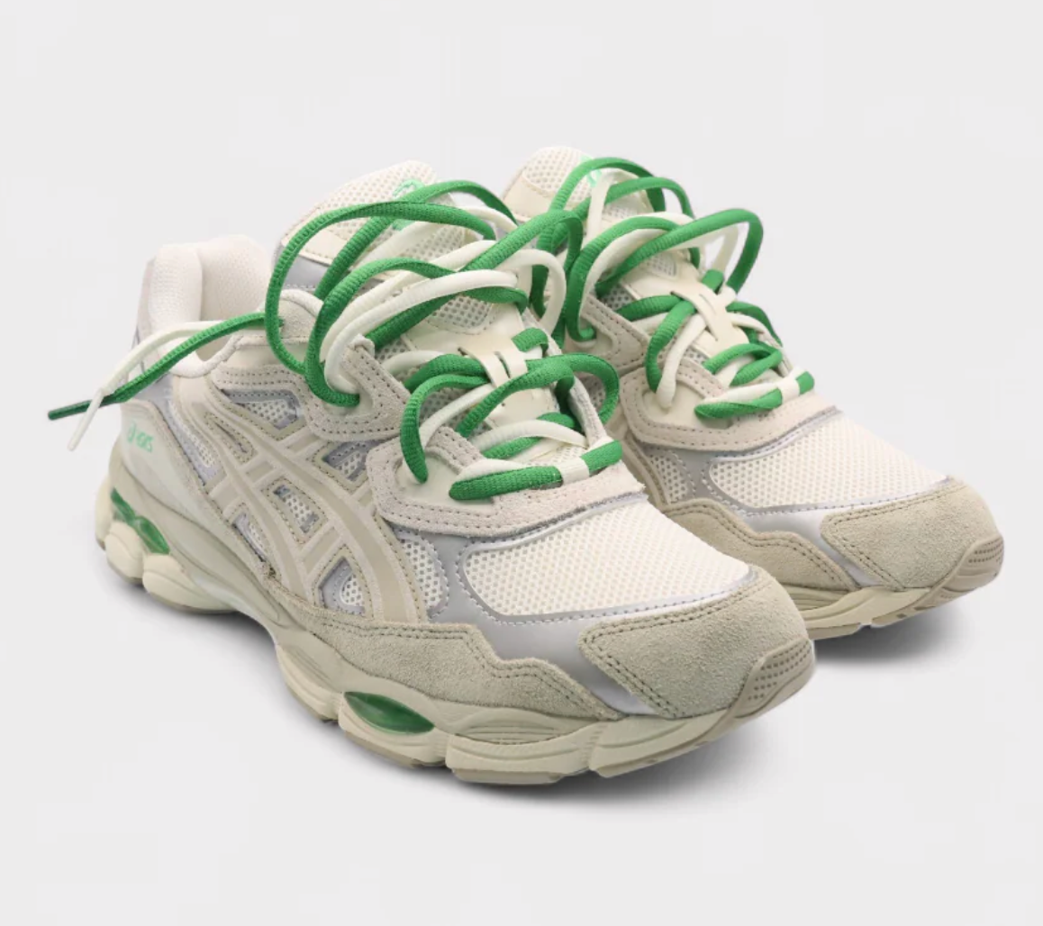 ASICS Gel-NYC Cream Fossil Double Laces 