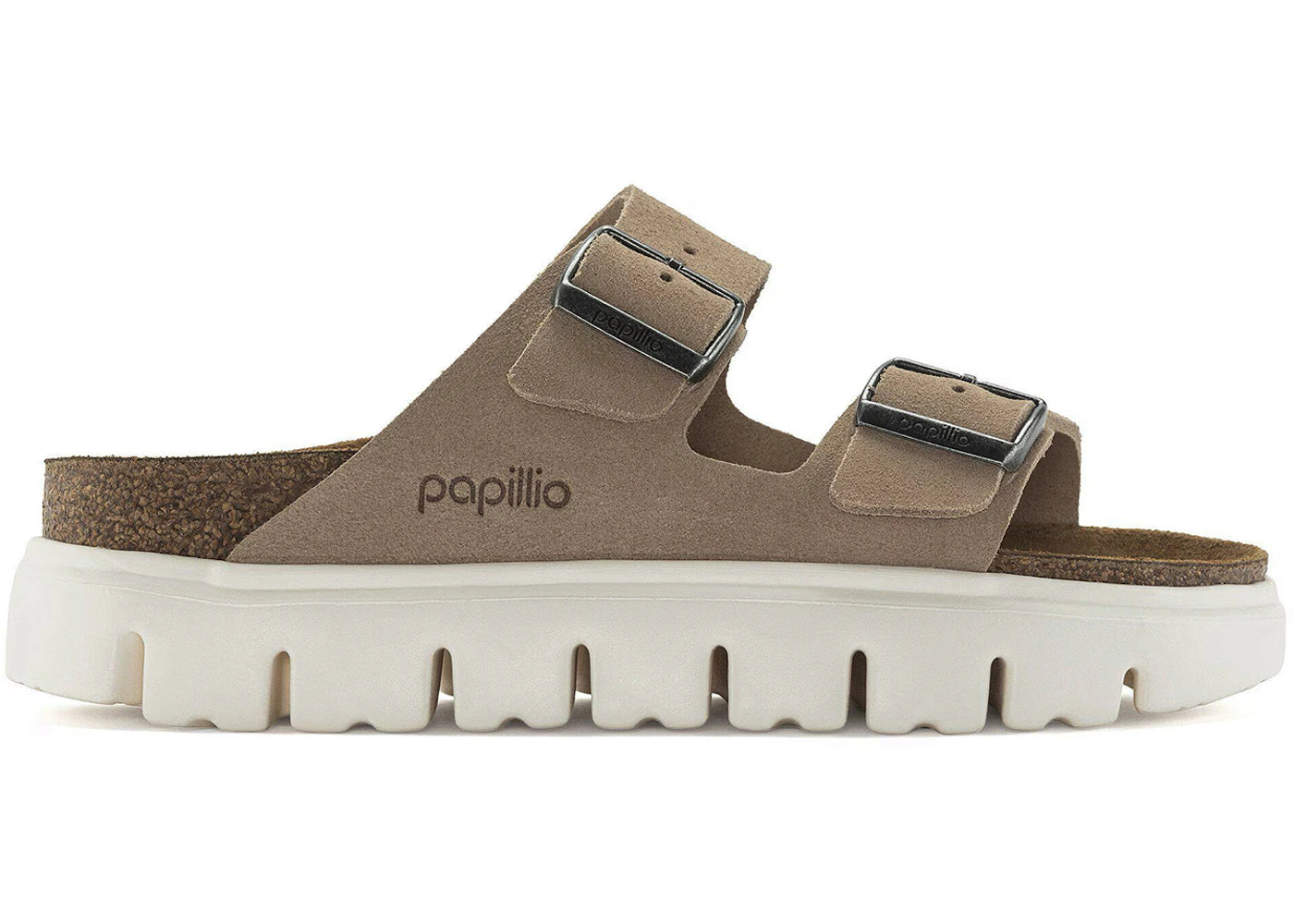 Birkenstock Arizona Chunky Suede Leather-Warm Sand (Narrow Fit)