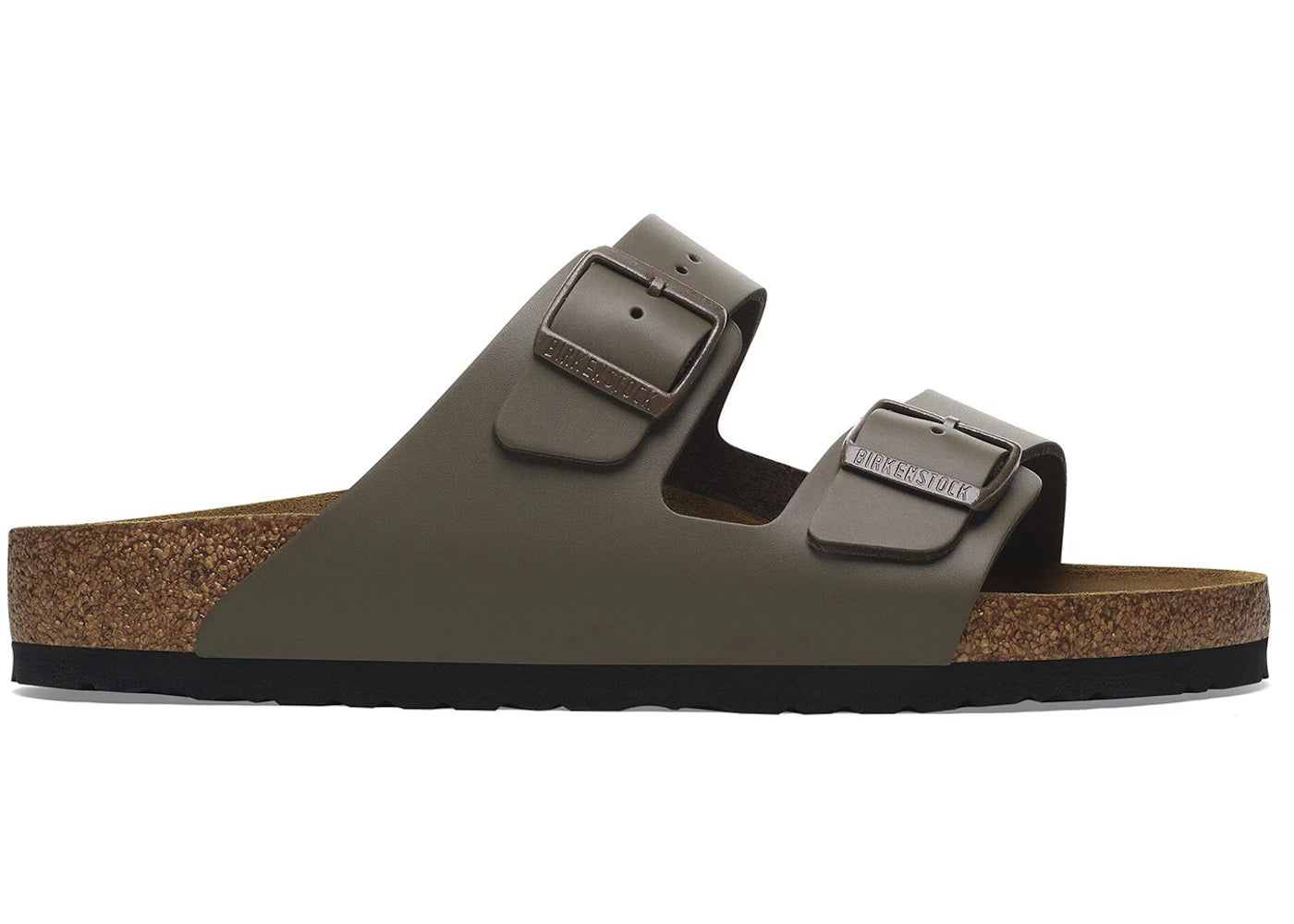 Birkenstock Arizona Natural Leather-Concrete Gray
