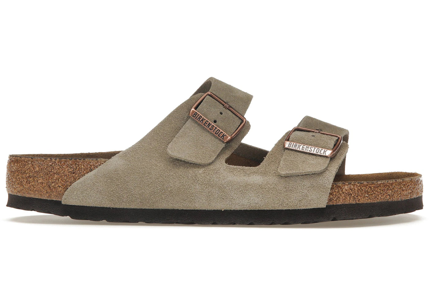 Birkenstock Arizona Soft Footbed Suede-Taupe