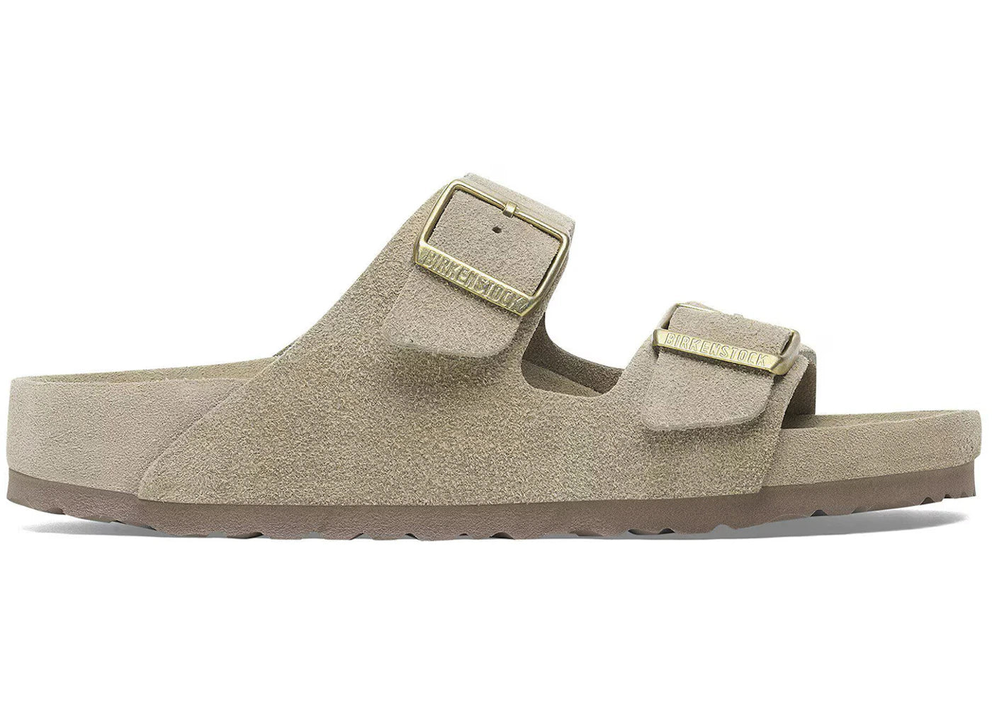 Birkenstock Arizona Suede Leather-Taupe