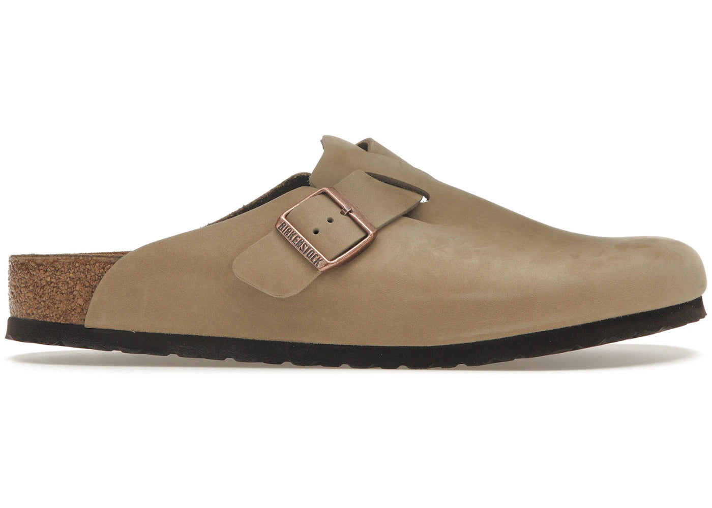 Birkenstock Boston-Oiled Leather Tobacco Brown
