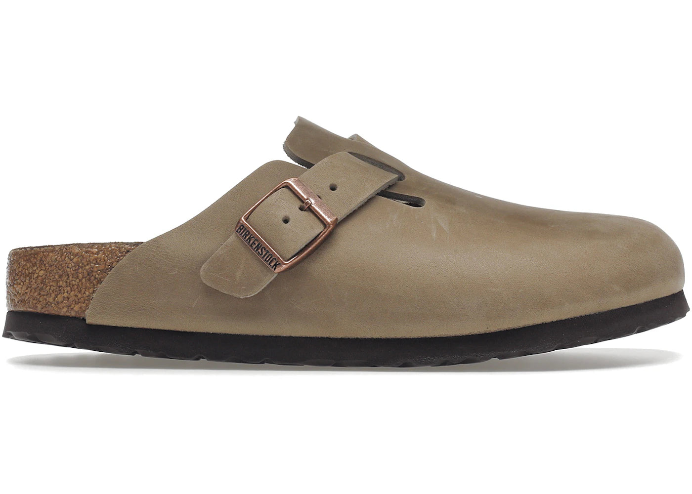 Birkenstock Boston Soft Footbed-Oiled Leather Tobacco Brown