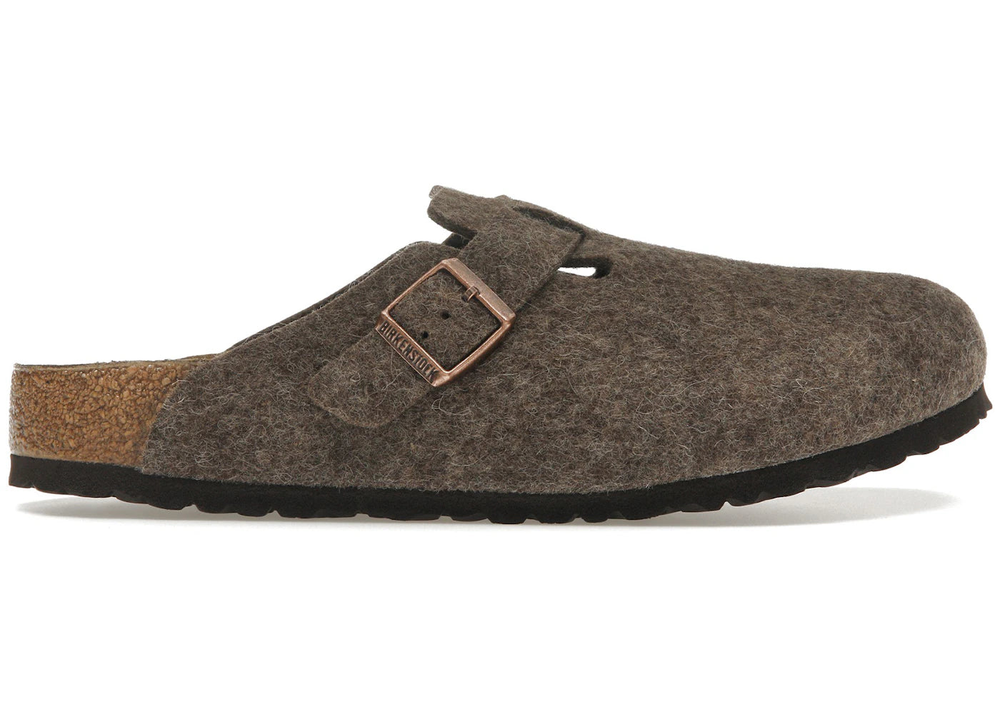 Birkenstock Boston en feutre de laine - Cacao