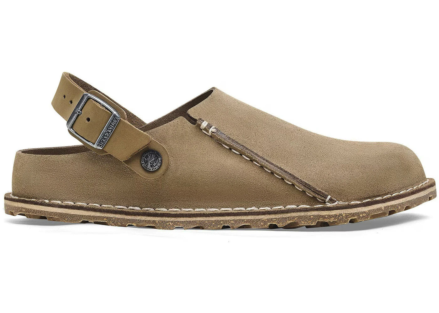 Birkenstock Lutry Suede-Gray Taupe