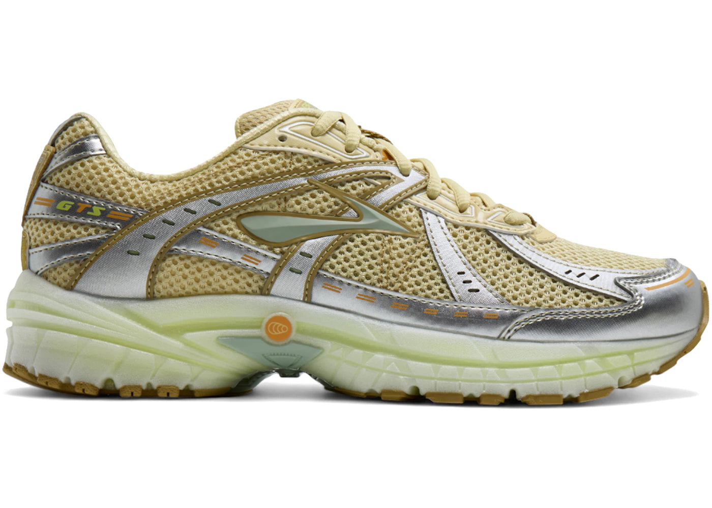 Brooks Adrenaline GTS 10 Yellow Silver