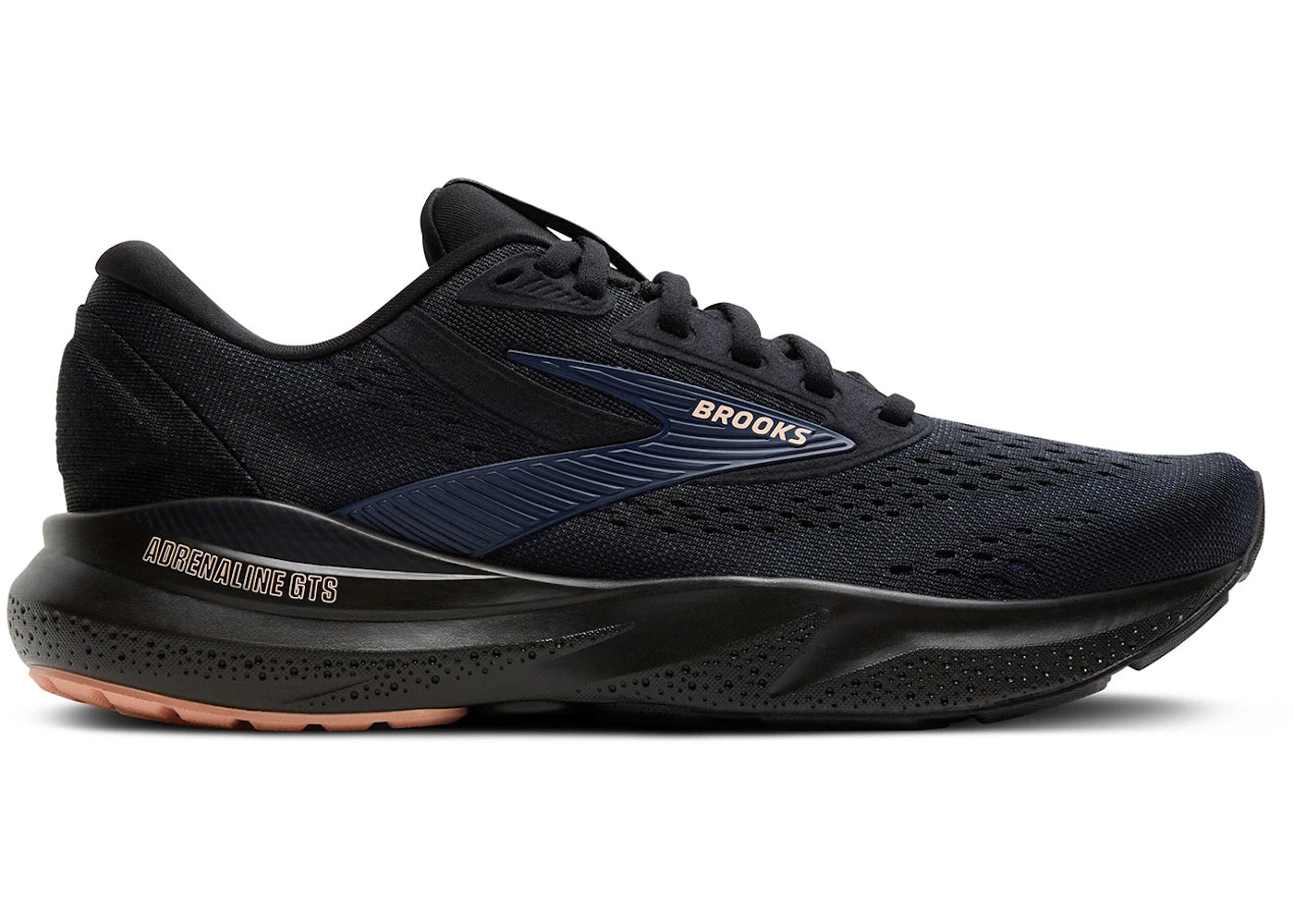 Brooks Adrenaline GTS 24 Black Peacoat Peach