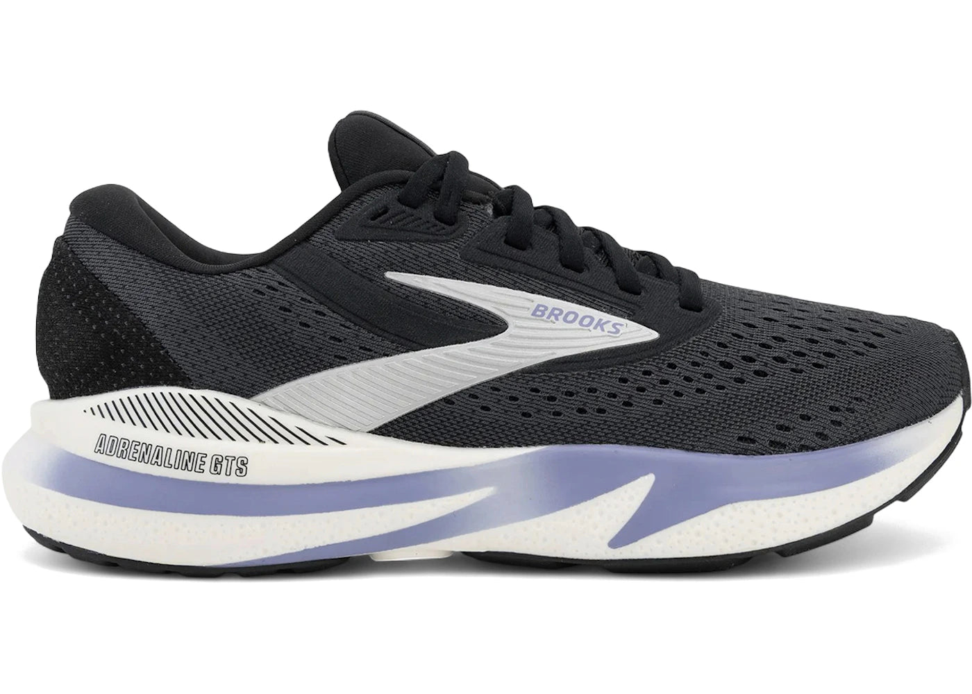 Brooks Adrenaline GTS 24 Ebony Blue Heron Silver - main view