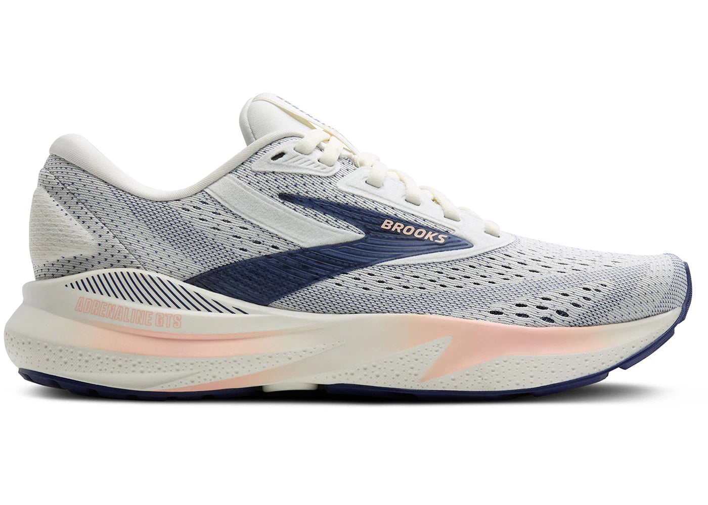 Brooks Adrenaline GTS 24 Grey Blue Ribbon Peach