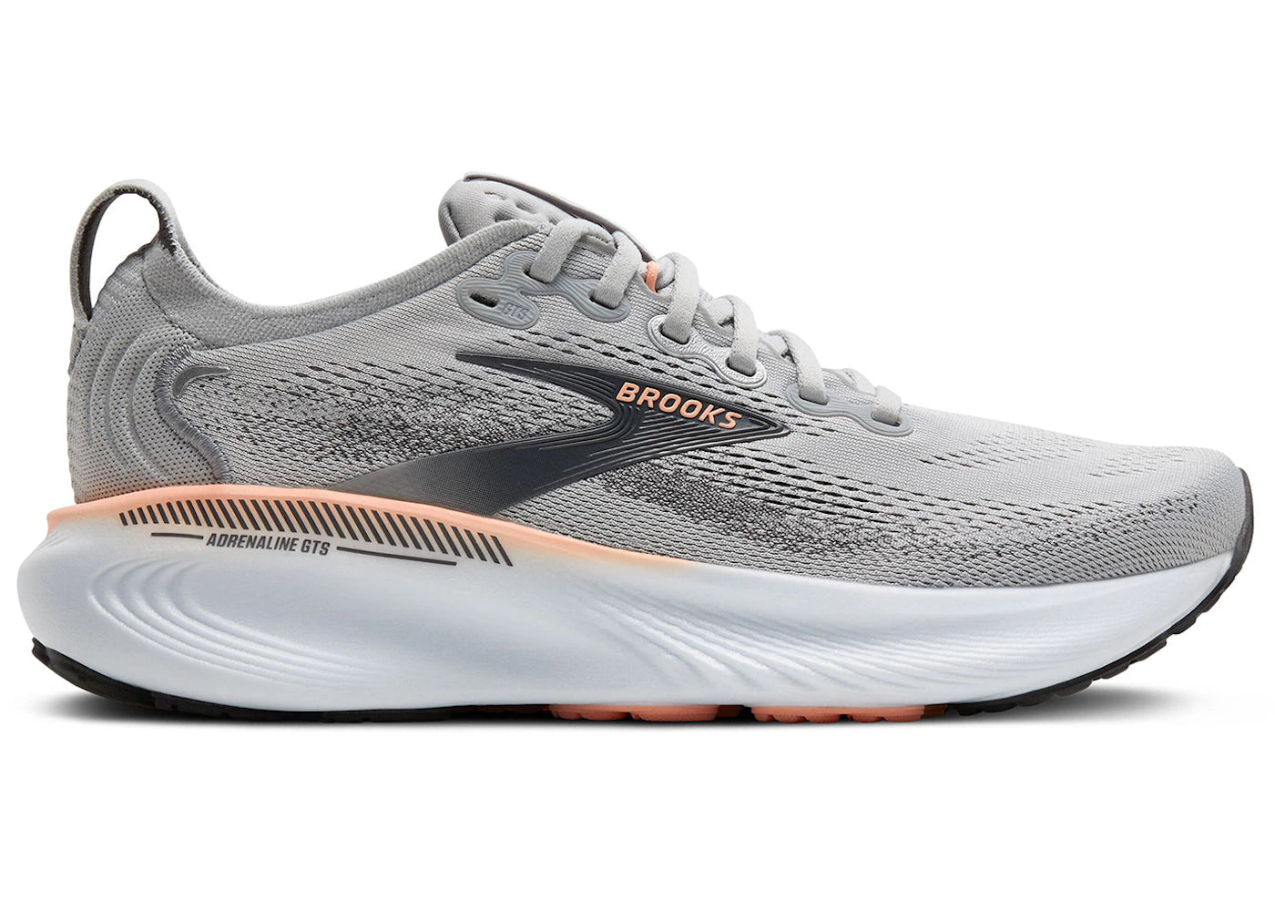 Brooks Adrenaline GTS 25 Grey Blackened Pearl Coral