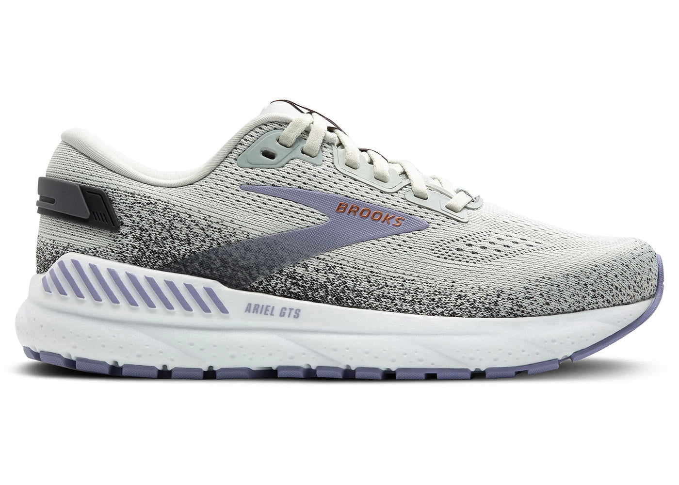 Brooks Ariel GTS 24 Mercury Ebony Sweet Lavender