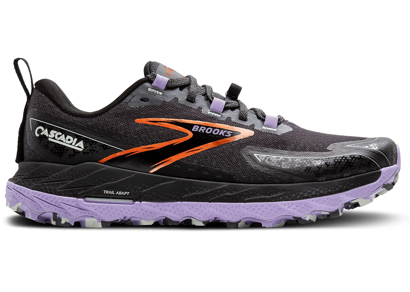 Brooks Cascadia 18 Ebony Sweet Lavender Copper
