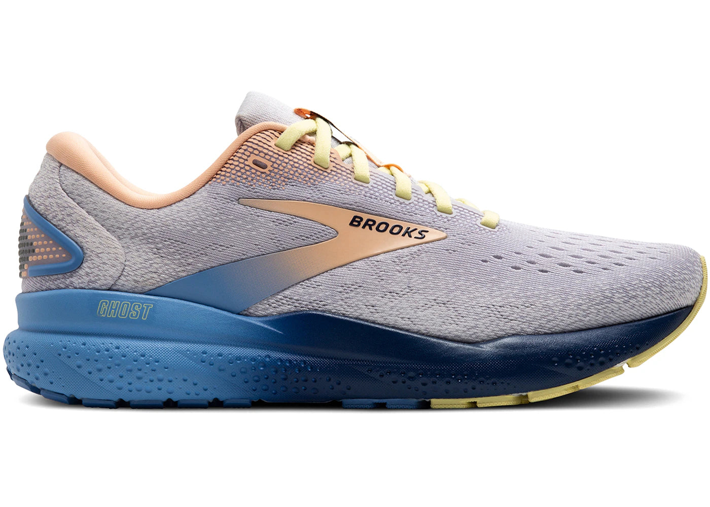 Brooks Ghost 16 Haze Blueprint Peach