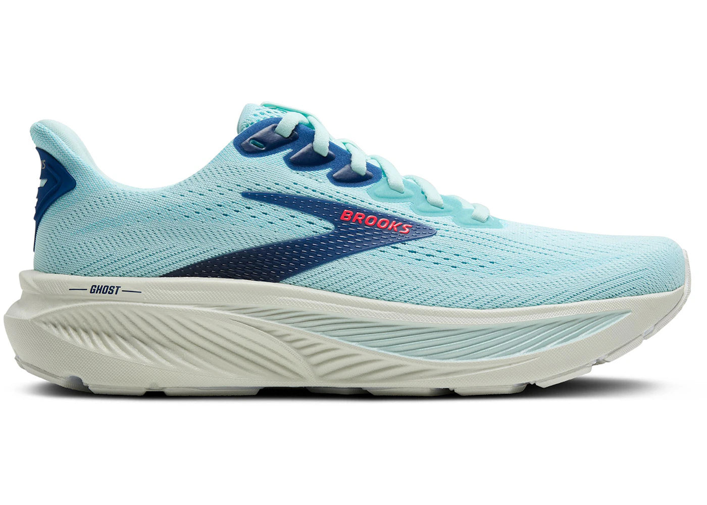 Brooks Ghost 17 Clearwater Navy Peony