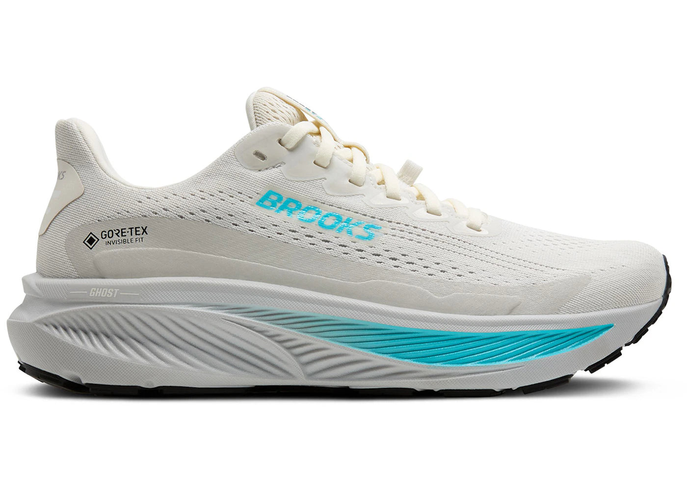 Brooks Ghost 17 Gore-Tex Coconut Oyster Blue